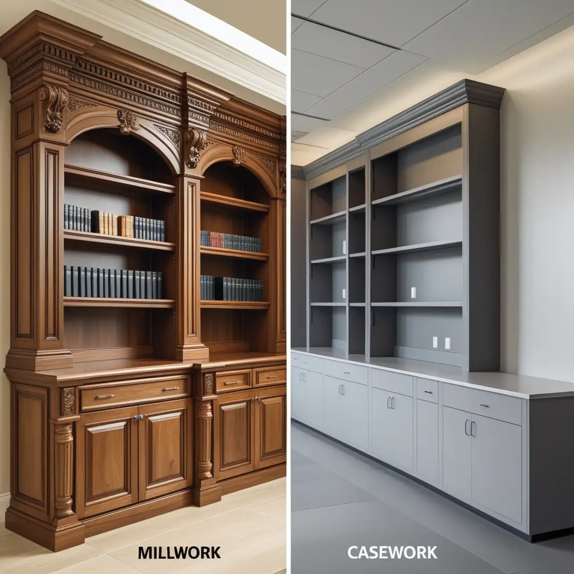 Millwork vs. Casework