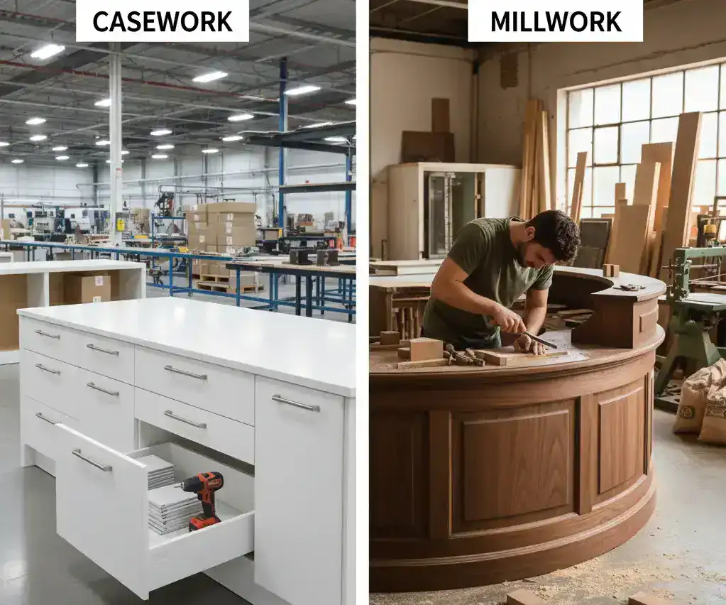 Casework vs Millwork