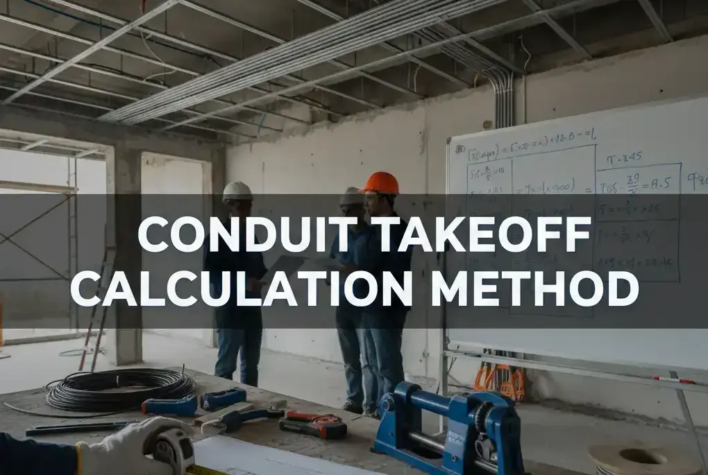 Conduit Takeoff Calculation Method