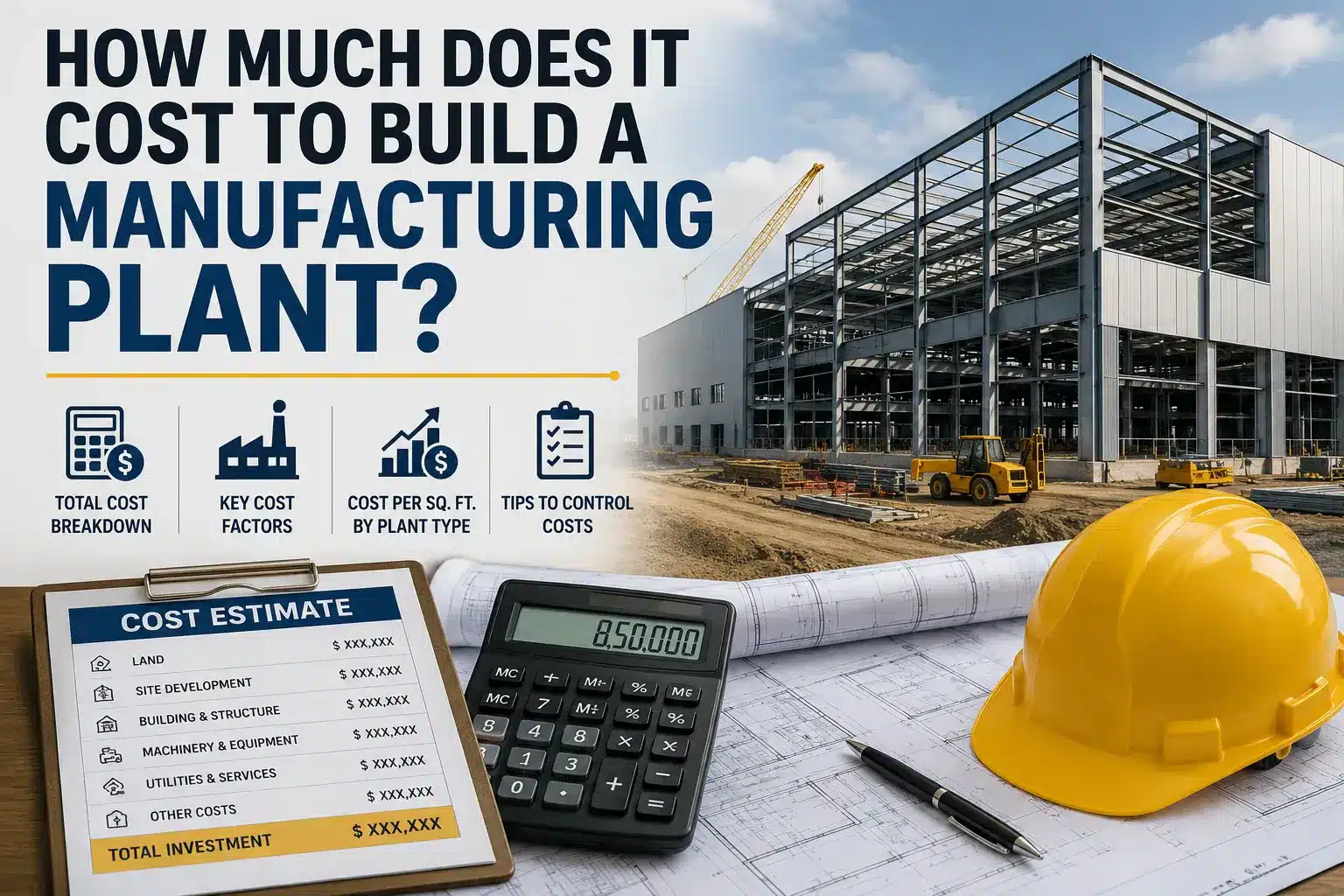 Cost to Build a Manufacturing Plant