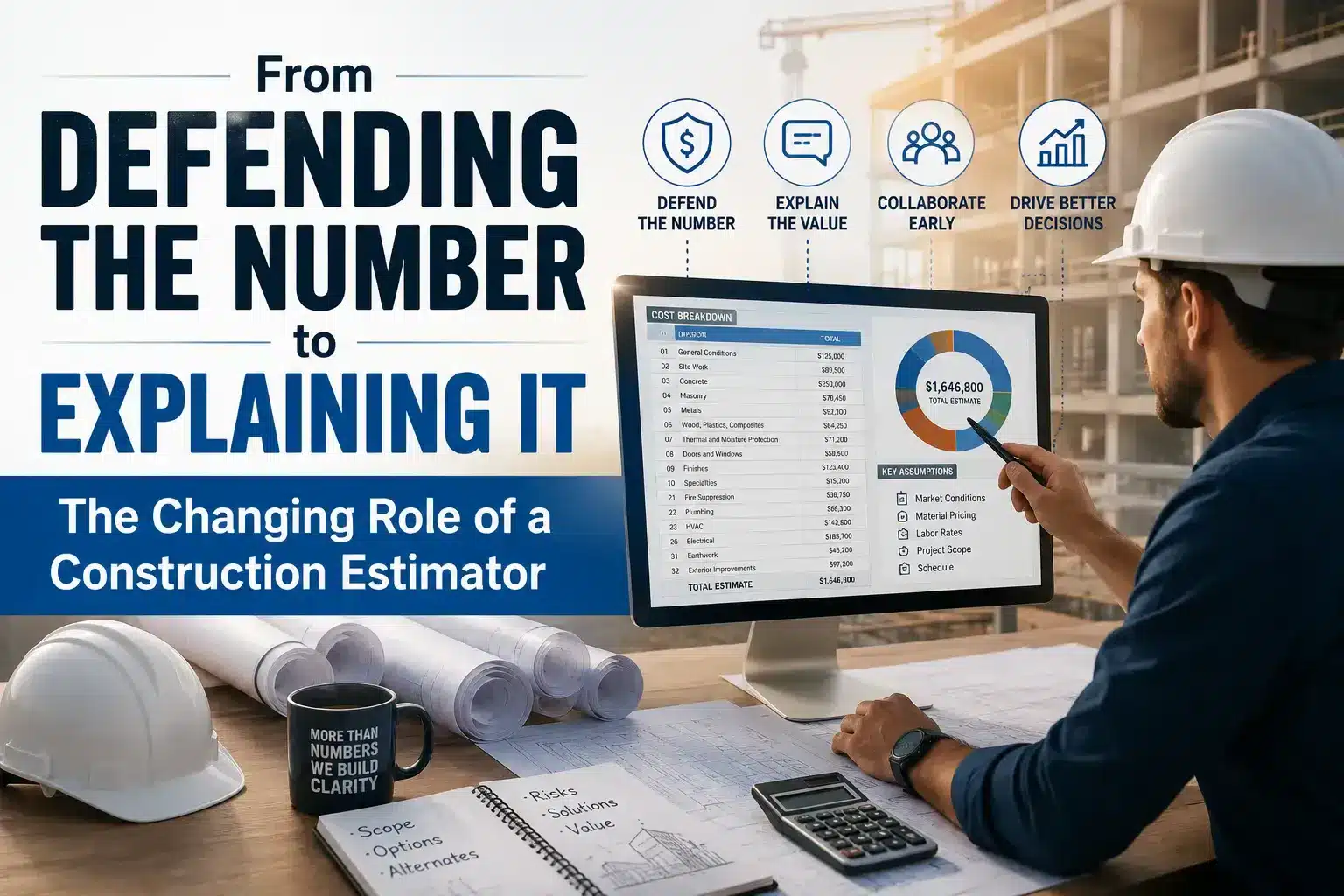 From Defending the Number to Explaining It The Changing Role of a Construction Estimator
