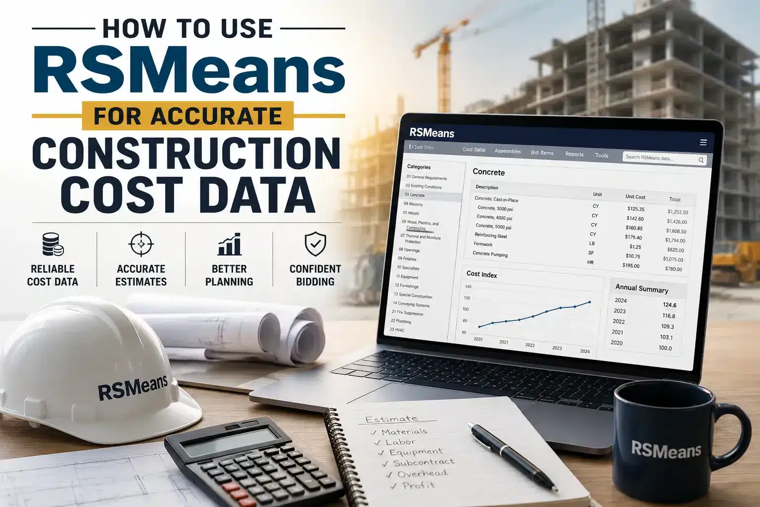 RSMeans for Accurate Construction Cost Data