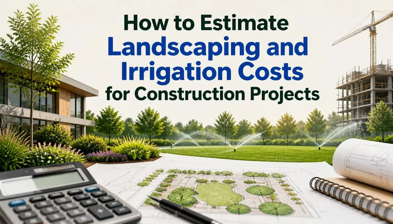 How to Estimate Landscaping and Irrigation Costs for Construction Projects